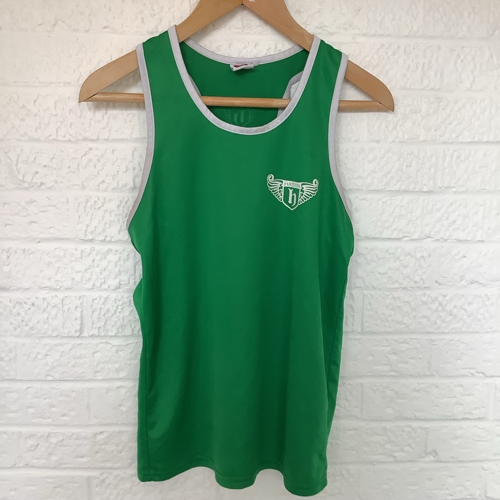 Hatton Boxing Vest - Size M - Green & White - P2P 18” - Picture 5 of 8